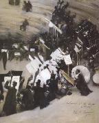 John Singer Sargent Rehearsal of the Pasdeloup Orchestra at the Cirque d'Hiver (mk18) oil painting reproduction